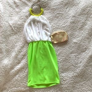 Halter necklace dress